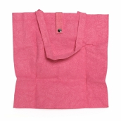 Albi Eko taška vyrobená z pratelného papíru skládací - růžová 37 cm x 37 cm x 9,5 cm