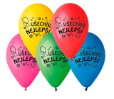Balóniky "Všetko najlepšie", 26 cm, 100 kusov v balení, mix farieb