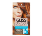 Schwarzkopf Gliss Color farba na vlasy 7-7 Medený tmavo plavý 2 x 60 ml
