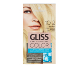 Schwarzkopf Gliss Color barva na vlasy 10-2 Přirozená chladná blond 2 x 60 ml