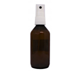 Rozprašovač plastová fľaštička hnedá plniteľná čiastočne priehľadná 50 ml