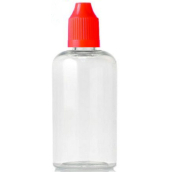 Fľaštička priehľadná plastová s kvapkadlom 100 ml