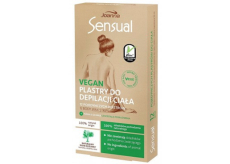 Joanna Sensual Vegan depilačné pásiky na telo 12 kusov