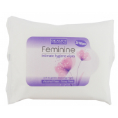 Beauty Formulas Feminine vlhčené ubrousky pro intimní hygienu 20 kusů