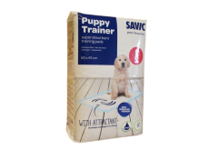 Savic Puppy Trainer Plienky, výchovné podložky pre šteňatá, skvele absorbujúci 60 x 45 cm 30 kusov