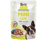 Brit Care Mini Lamb Fillets In Gravy kompletné superprémiové krmivo pre dospelé psy mini plemien kapsička 85 g