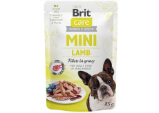 Brit Care Mini Lamb Fillets In Gravy kompletné superprémiové krmivo pre dospelé psy mini plemien kapsička 85 g