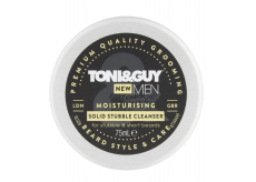 Toni & Guy Men Solid Stubble Cleanser čistiaci hydratačný krém na krátke fúzy a tvár 75 ml