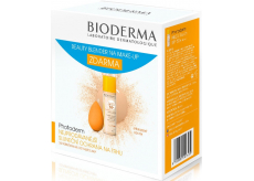 Bioderma Photoderm Nude Touch SPF 50 tónovaný fluid Prirodzený odtieň 40 ml + Beauty Blender hubka na make-up, kozmetická sada