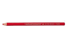 Uni Mitsubishi Dermatograph Priemyselná popisovacie ceruzka pre rôzne typy povrchov Červená 1 kus