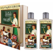 Bohemia Gifts Učitelia sprchový gél 200 ml + šampón na vlasy 200 ml, kniha kozmetická sada