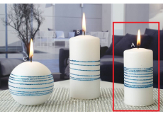 Lima Exclusive sviečka modrá valec 50 x 100 mm 1 kus