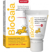 BioGaia Protectis probiotické kapky s vitaminem D pro spokojené bříško a podporu imunity doplněk stravy 10 ml