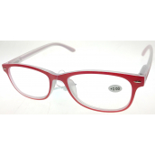 Berkeley Čítacie dioptrické okuliare +2,0 plast červené 1 kus MC2136