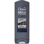 Dove Men + Care Elements Charcoal & Clay sprchový gél pre mužov 250 ml