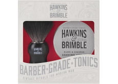 Hawkins & Brimble Men krém na holení 100 ml + štětka na holení, kosmetická sada pro muže