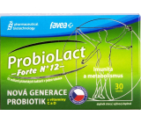 Favea ProbioLact forte N ° 12 probiotiká s vitamínom C a D doplnok stravy 30 kapsúl