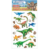 Samolepky plastické Dinosaury 10,5 x 19 cm