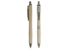 Spoko Panther Nature guľôčkové pero, Easy Ink, béžovej, modrá náplň 0,5 mm