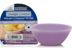 Yankee Candle Lemon Lavender - Citrón a levanduľa vonný vosk do aromalampy 22 g