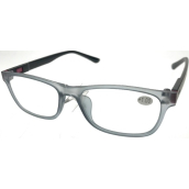 Berkeley Čtecí dioptrické brýle +2,5 plast šedé, černé postranice 1 kus MC2184