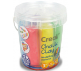 Creall Křídová samotvrdnoucí modelína 6 barev kyblík