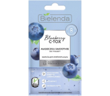 Bielenda Blueberry C-Tox Americká čučoriedka Smoothie hydratačné a rozjasňujúce pleťová maska 8 g