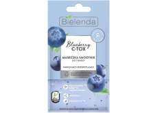 Bielenda Blueberry C-Tox Americká čučoriedka Smoothie hydratačné a rozjasňujúce pleťová maska 8 g