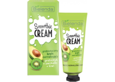 Bielenda Smoothie Cream Avokádo + Kiwi + Probiotiká normalizujúci krém na tvár a dekolt 50 ml