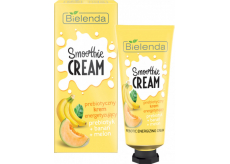 Bielenda Smoothie Cream Banán + Meloun + Probiotika energetizující krém na obličej a dekolt 50 ml