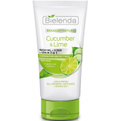 Bielenda Bouquet Nature Cucumber & Lime 3v1 čistící gel a sérum s okurkou a limetkou 150 g