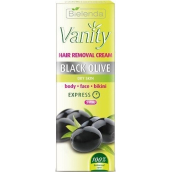 Bielenda Vanity Black Olive depilační krém na tělo, pleť a bikiny 100 ml