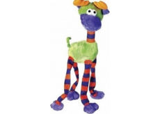 Tommi Plyš Zvieratko zelené s dlhými nohami pískacie hračka pre psov 47 cm