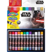 Colorino Olejové pastelky Star Wars kulaté 12 barev