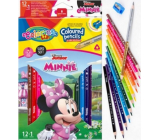 Colorino Pastelky trojhranné Disney Minnie 13 barev
