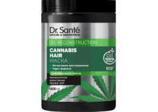 Dr. Santé Cannabis maska pre slabé a poškodené vlasy s konopným olejom 1 l