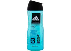 Adidas Ice Dive 3v1 sprchový gel na tělo, vlasy a tvář pro muže 400 ml