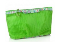 Diva & Nice Kozmetická kabelka Thin Felt č.1 zelená 11 x 19 cm