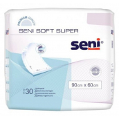Seni Soft Super hygienické absorpčné podložky 4 kvapky, 90 x 60 cm 30 kusov