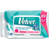 Velvet Intima 2v1 vlhčený toaletný papier 42 kusov