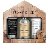 Baylis & Harding The Fuzzy Duck Men´s Hemp & Bergamot mycí gel na tělo a vlasy 300 ml + sprchový gel 200 ml + šampon na vlasy 200 ml, kosmetická sada pro muže