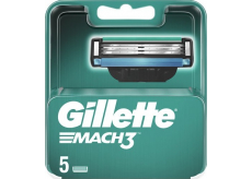 Gillette Mach3 náhradné hlavice 5 kusov, pre mužov