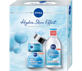 Nivea Hydra Skin Effect denný gélový krém 50 ml + micelárna voda 400 ml, kozmetická sada