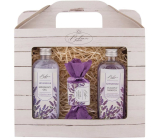 Bohemia Gifts Lavender La Provence sprchový gél 100 ml + šampón na vlasy 100 ml + ručne vyrábané mydlo 30 g, kozmetická sada