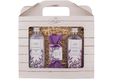 Bohemia Gifts Lavender La Provence sprchový gél 100 ml + šampón na vlasy 100 ml + ručne vyrábané mydlo 30 g, kozmetická sada