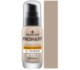 Essence Fresh & Fit tekutý make-up s vitamínovým komplexem 10 Fresh Ivory 30 ml