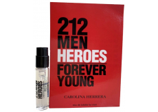Carolina Herrera 212 Men Heroes toaletná voda pre mužov 1,5 ml s rozprašovačom, vialka