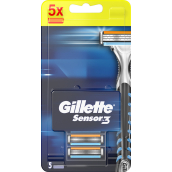 Gillette Sensor 3 náhradná hlavica 5 kusov pre mužov