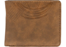 Albi Mužská záležitost peněženka Hnědá klasik 12 x 9 x 3 cm