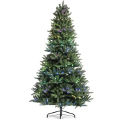Twinkly Multi Color chytrý vánoční stromek 250 svíček ovládaný prostřednictvím aplikace barevný 1,5 m